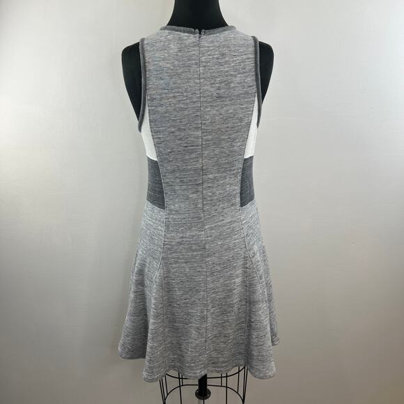 Derek Lam IOC x Athleta Downtown Gray Colorblock Fit & Flare Knit Dress 724631 M - Picture 10 of 14